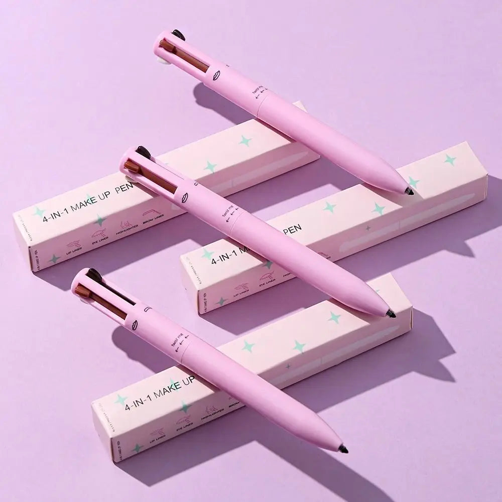 Stylo Magique 4 en 1 : Votre Maquillage en Un Seul Geste